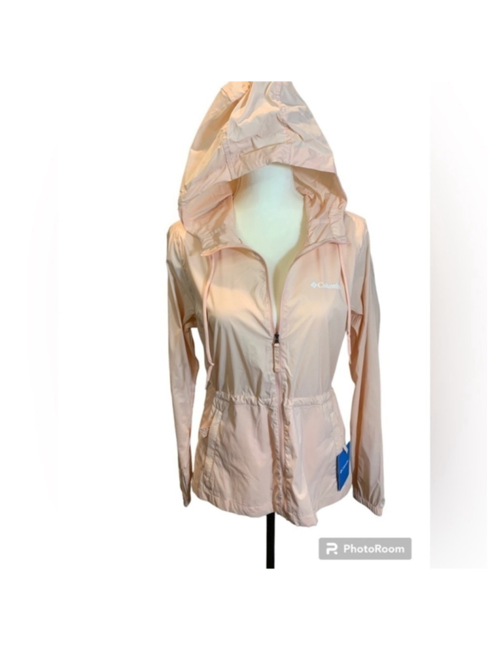 Columbia lightweight wind &water resistant jacket pink size xl